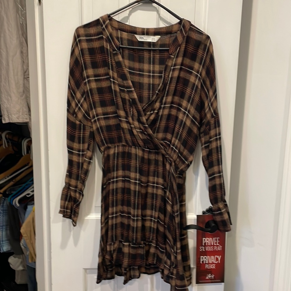 Zara Faux Wrap Dress - Medium